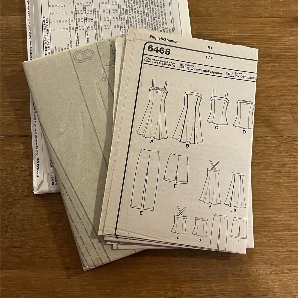 New Look 6468 Sewing Pattern UNCUT Size 6-16 Y2K Dress Top Pants Easy 2005 - Picture 3 of 3